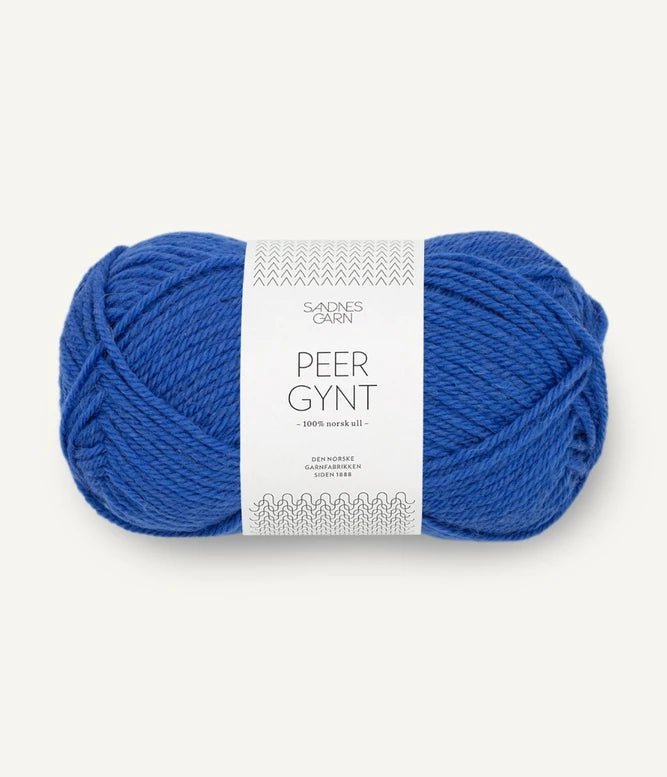 5845 dazzling blue peer gynt by sandnes garn at Wabi Sabi