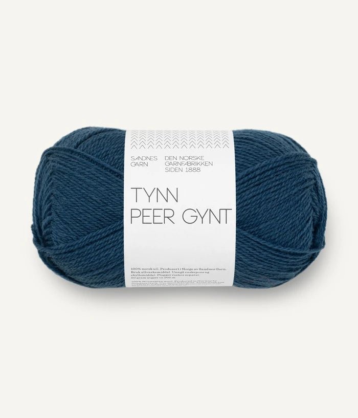 '6062 dark blue ' tynn peer gynt by sandnes garn | Wabi Sabi