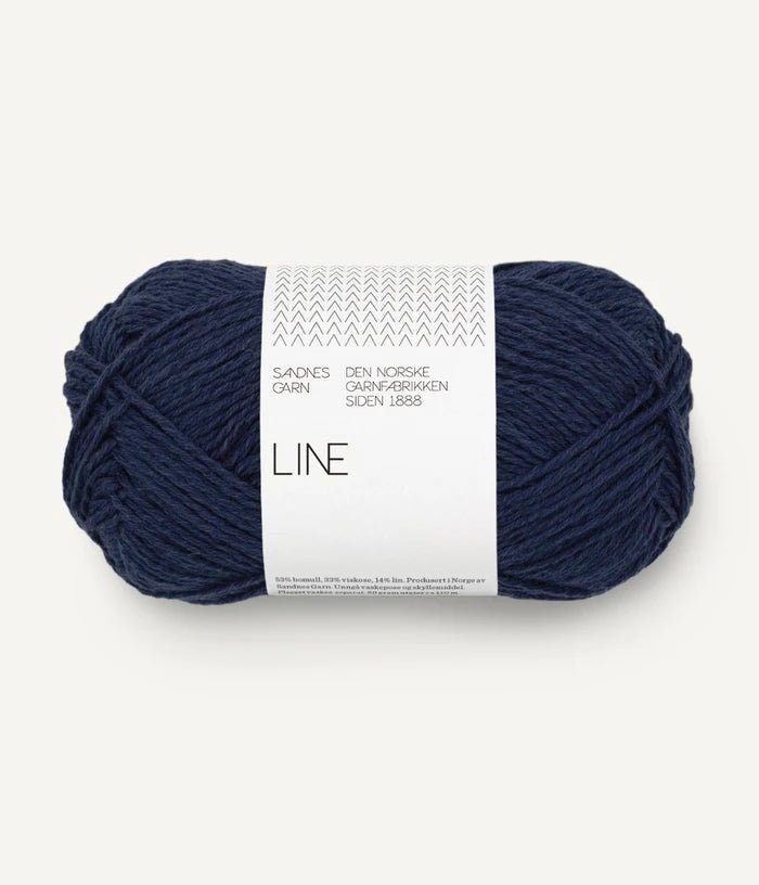 6073 seaside navy line by sandnes garn at Wabi Sabi