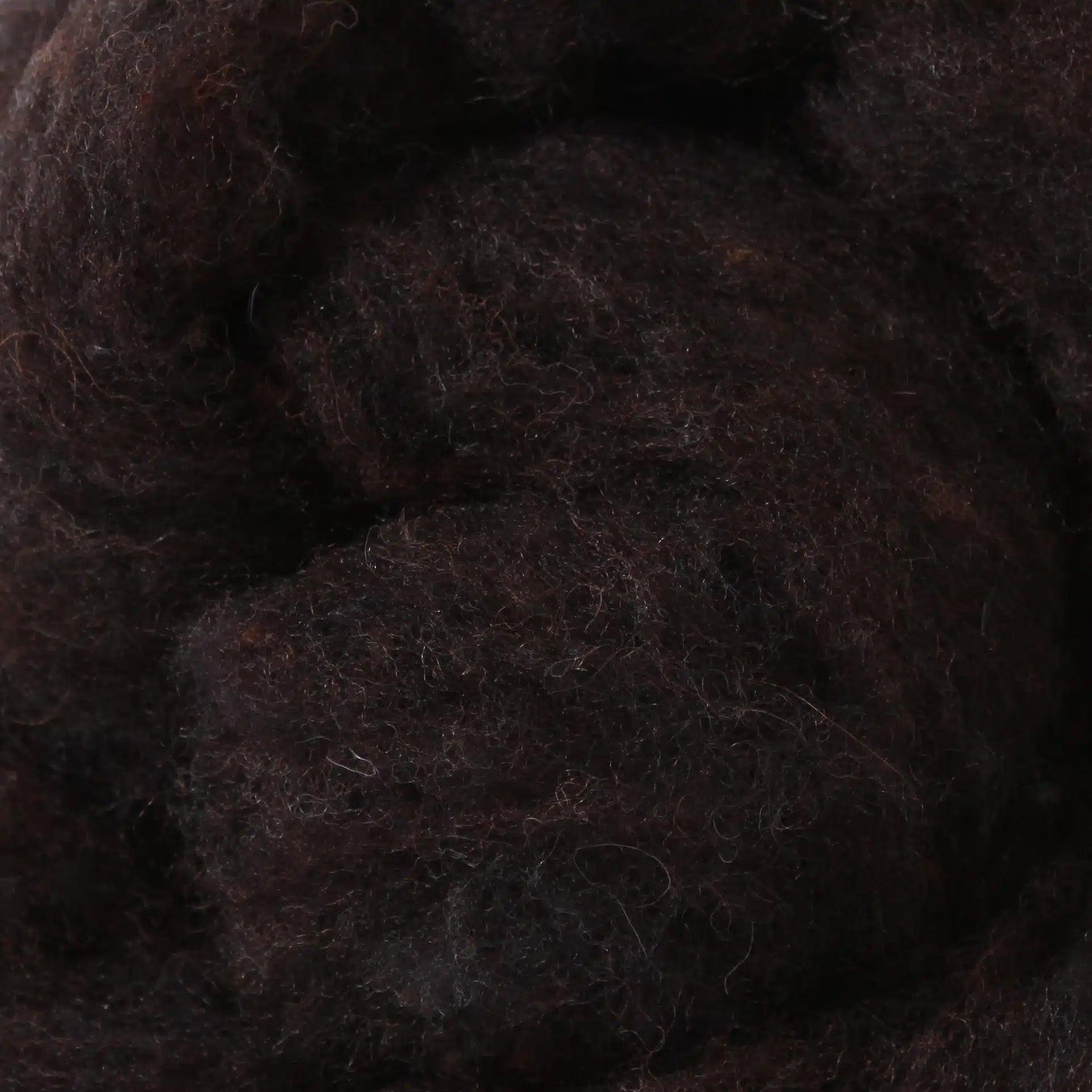 '65bl seal black ' 100% canadian wool roving by gram by Custom Woolen Mills | Wabi Sabi
