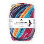 80 pink yellow teal fjord socks puzzle by pro lana at Wabi Sabi