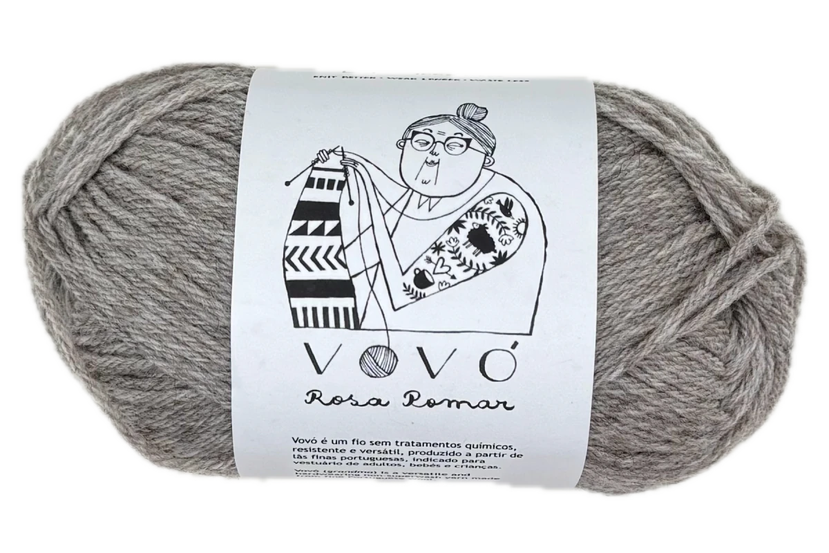 80 undyed light brown vovó by rosa pomar at Wabi Sabi
