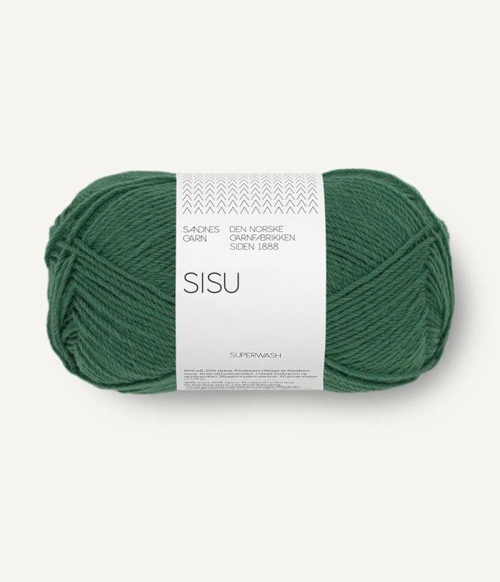8063 pine green sisu by sandnes garn at Wabi Sabi