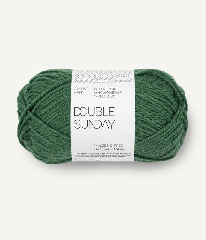 8073 elm green double sunday by sandnes garn at Wabi Sabi