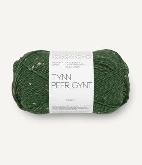 '8085 forest green tweed ' tynn peer gynt by sandnes garn | Wabi Sabi