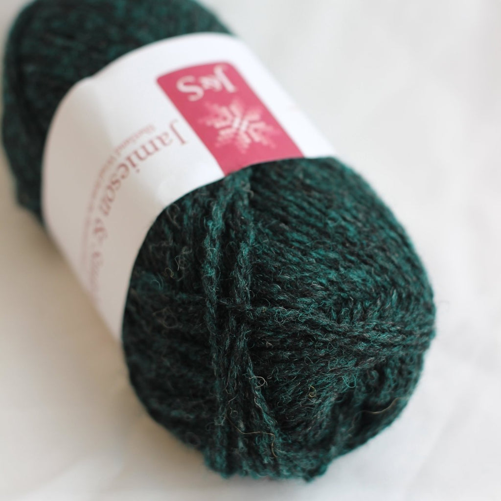 82 dark green shetland jumper weight by jamieson & smith at Wabi Sabi