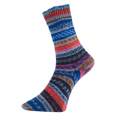 '85 red blue grey ' fjord socks puzzle by pro lana | Wabi Sabi