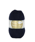 904 navy flotte socke: solid by rellana garne at Wabi Sabi