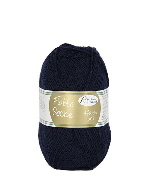 '904 navy ' flotte socke by Rellana Garne | Wabi Sabi