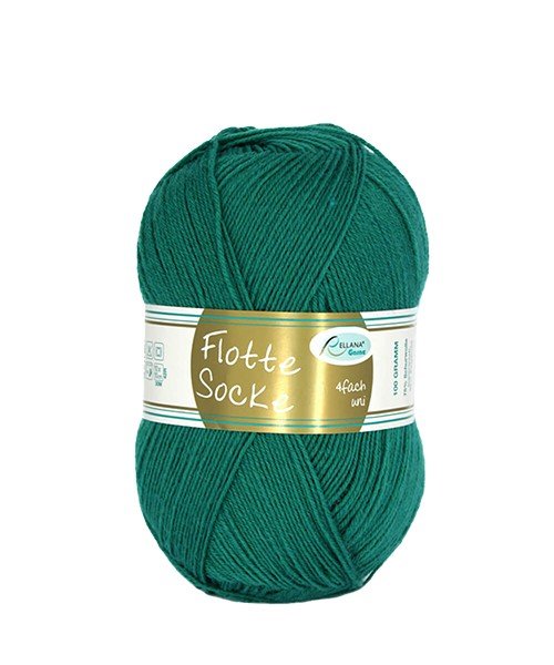 '905 teal ' flotte socke by Rellana Garne | Wabi Sabi