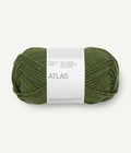 9072 dark green melange atlas by sandnes garn at Wabi Sabi