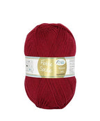 908 bordeaux flotte socke: solid by rellana garne at Wabi Sabi