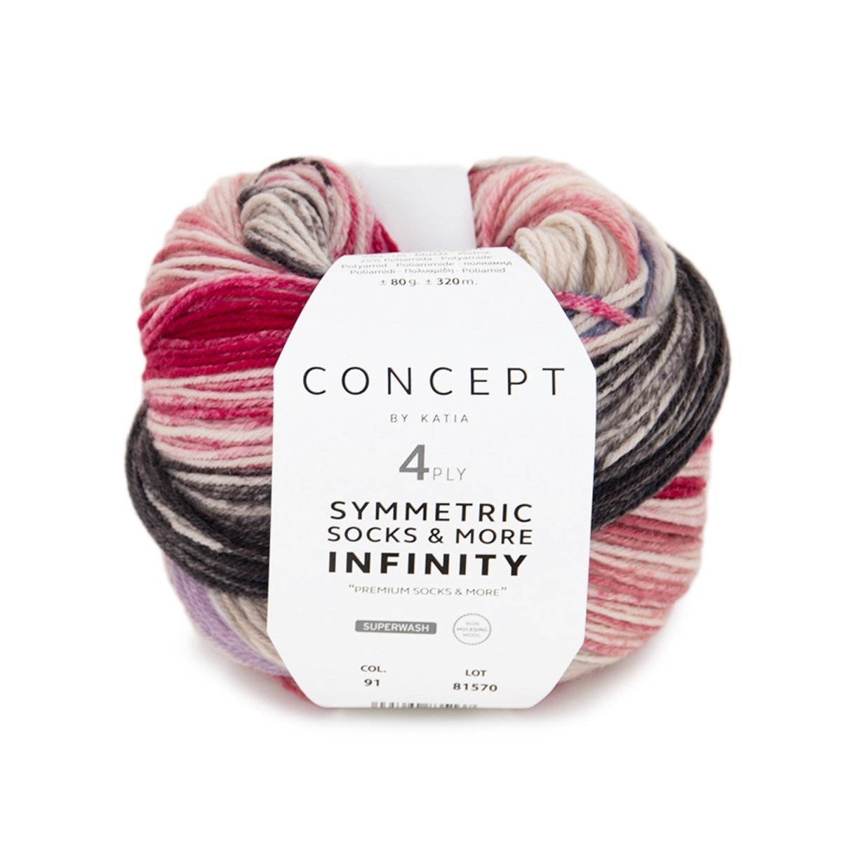 '91 ' infinity sock by Katia Concept | Wabi Sabi