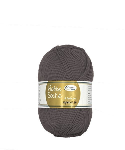 928 chocolate flotte socke uni by rellana garne at Wabi Sabi