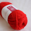93 bright red shetland jumper weight by jamieson & smith at Wabi Sabi