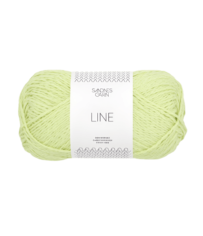 9312 bright lime line by sandnes garn at Wabi Sabi