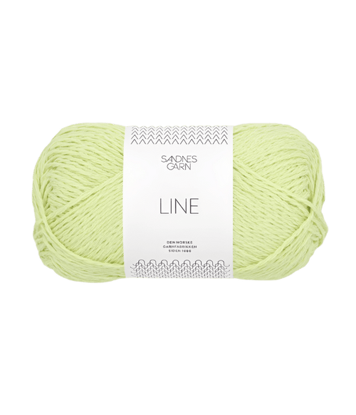 9312 bright lime line by sandnes garn at Wabi Sabi