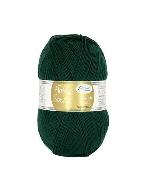 '938 fir green ' flotte socke by Rellana Garne | Wabi Sabi