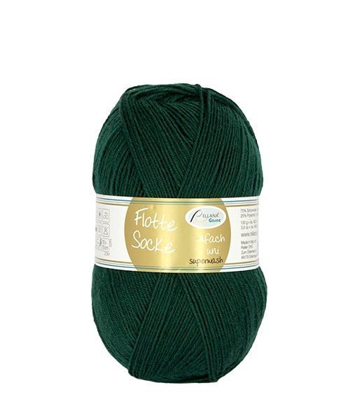 938 fir green flotte socke uni by rellana garne at Wabi Sabi