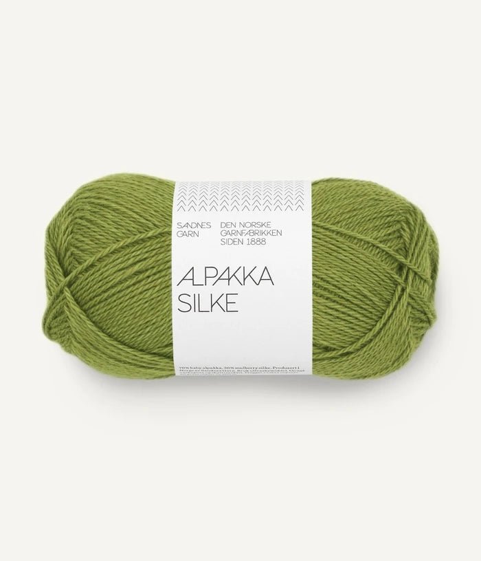9564 matcha alpakka silke by sandnes garn at Wabi Sabi