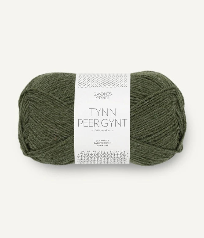 '9572 dark green heather ' tynn peer gynt by Sandnes Garn | Wabi Sabi
