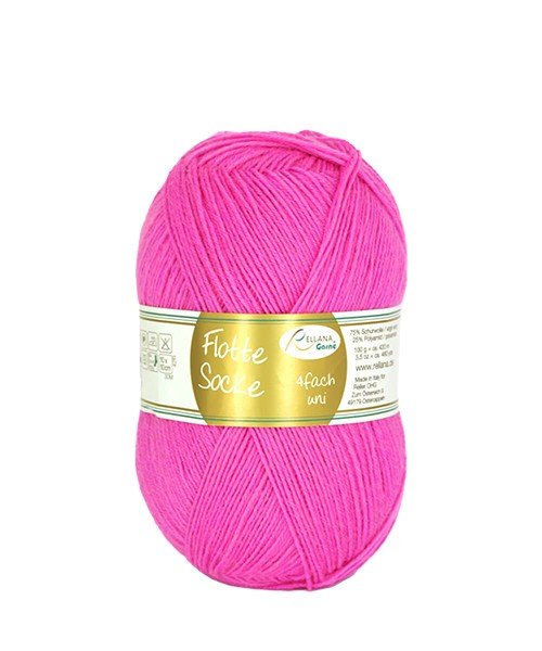 '992 magenta ' flotte socke by Rellana Garne | Wabi Sabi