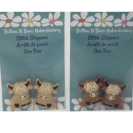 bison / highland cow needle stoppers