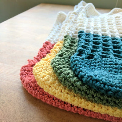 colour block market bag