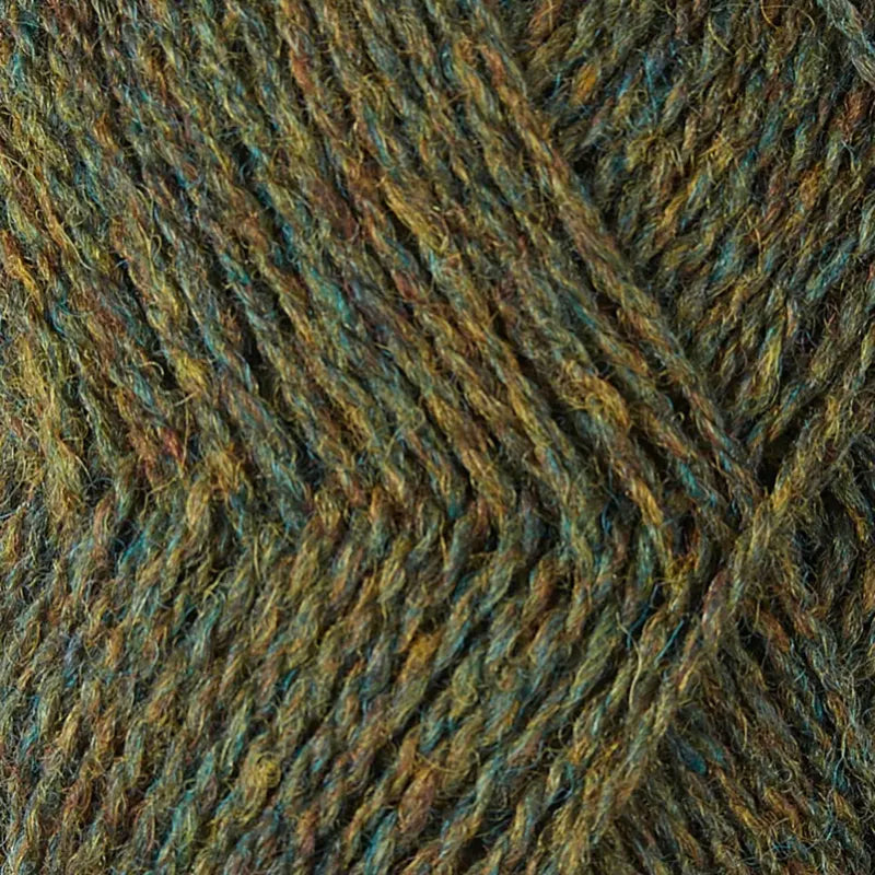 FC12 grass green shetland jumper weight by jamieson & smith at Wabi Sabi