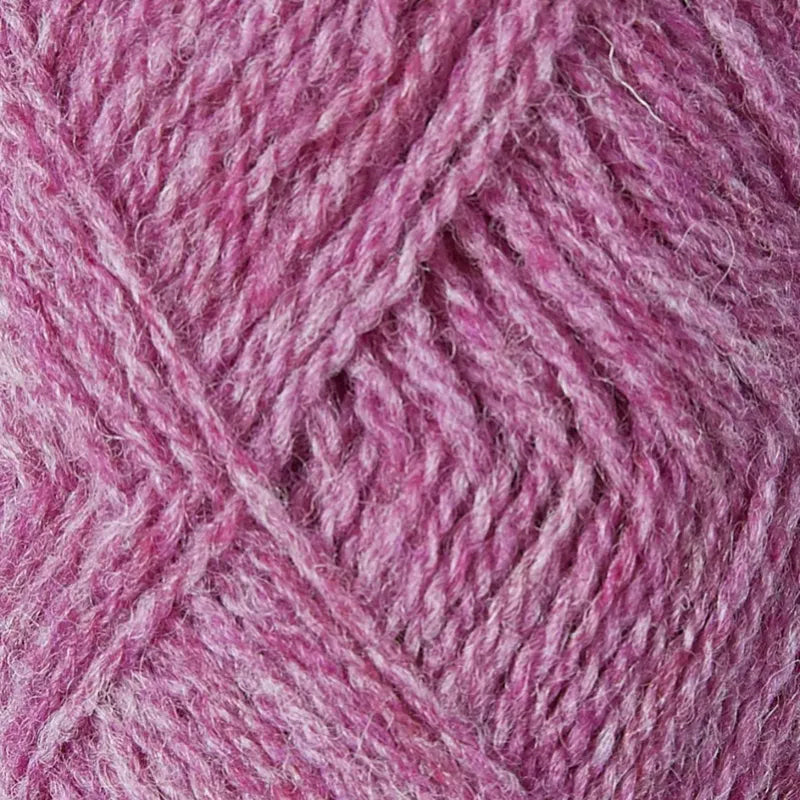 FC22 bright pink mix shetland jumper weight by jamieson & smith at Wabi Sabi