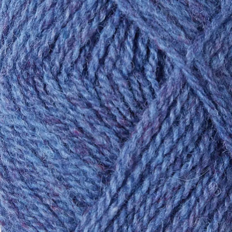 FC37 mid purple blue shetland jumper weight by jamieson & smith at Wabi Sabi