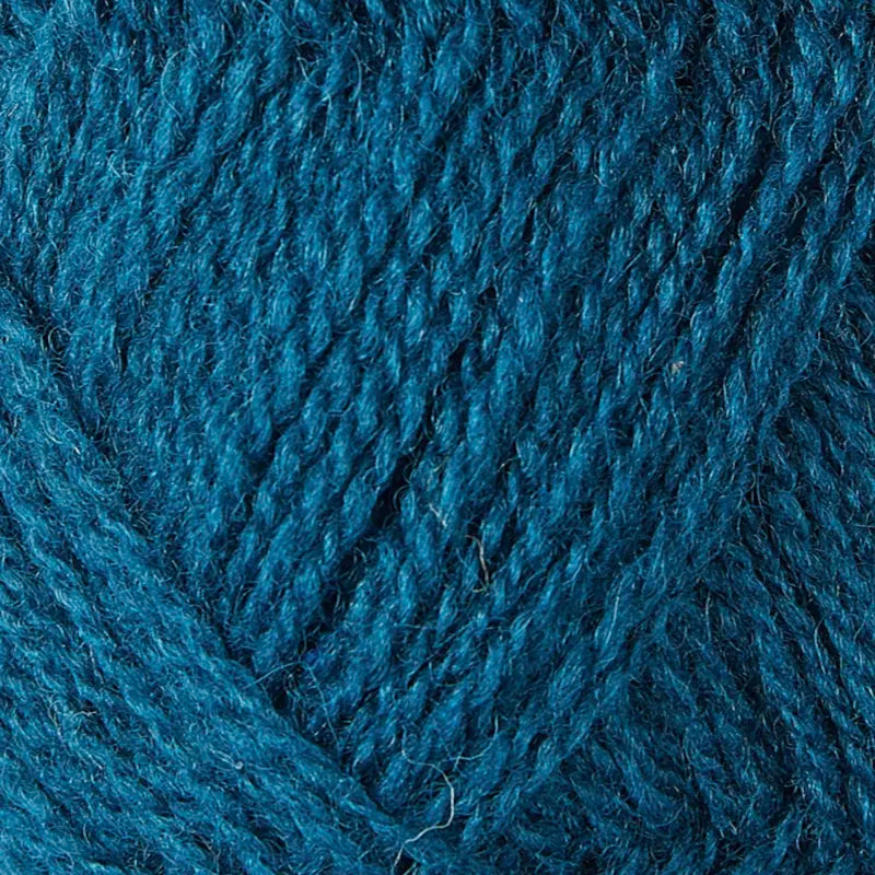FC41 dark teal blue shetland jumper weight by jamieson & smith at Wabi Sabi