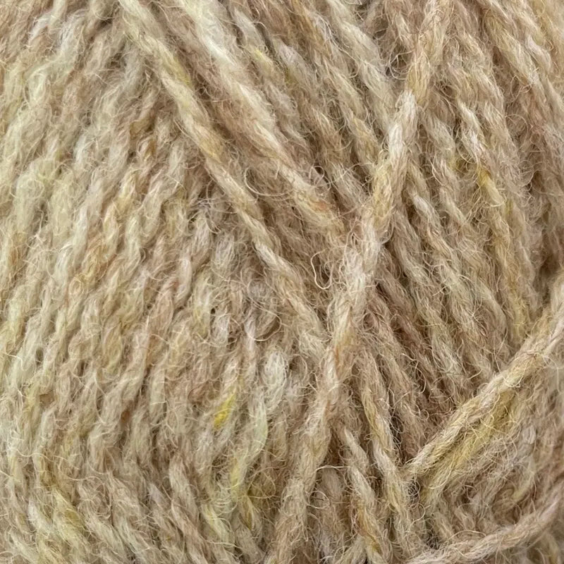 FC43 yellow fawn shetland jumper weight by jamieson & smith at Wabi Sabi