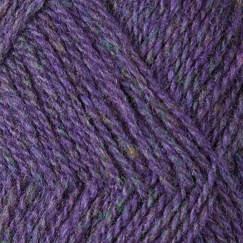 FC56 bright purple mix shetland jumper weight by jamieson & smith at Wabi Sabi