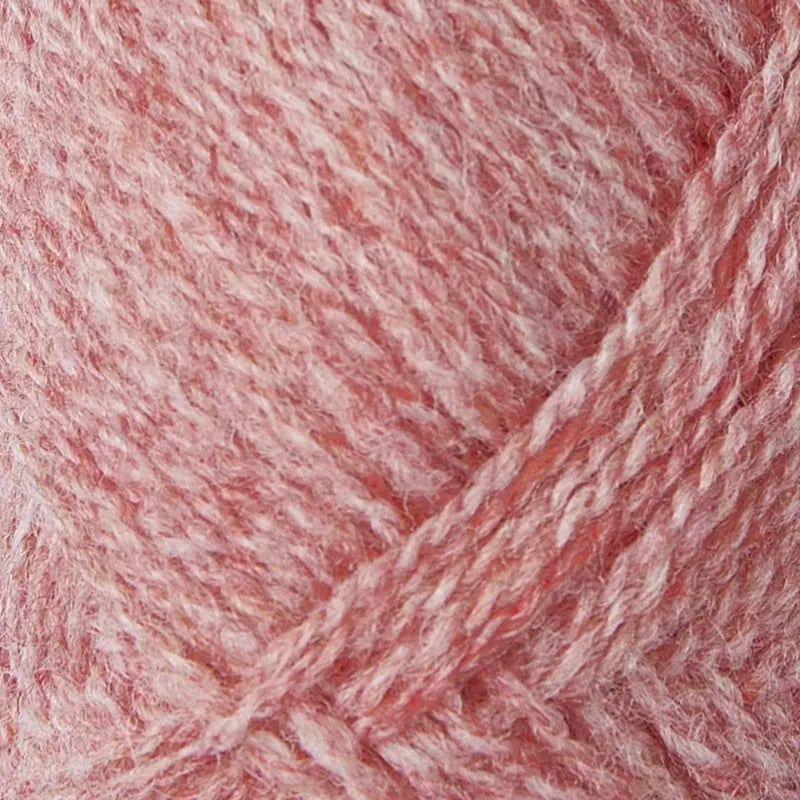 FC6 Light Pink Mix shetland jumper weight by jamieson & smith at Wabi Sabi