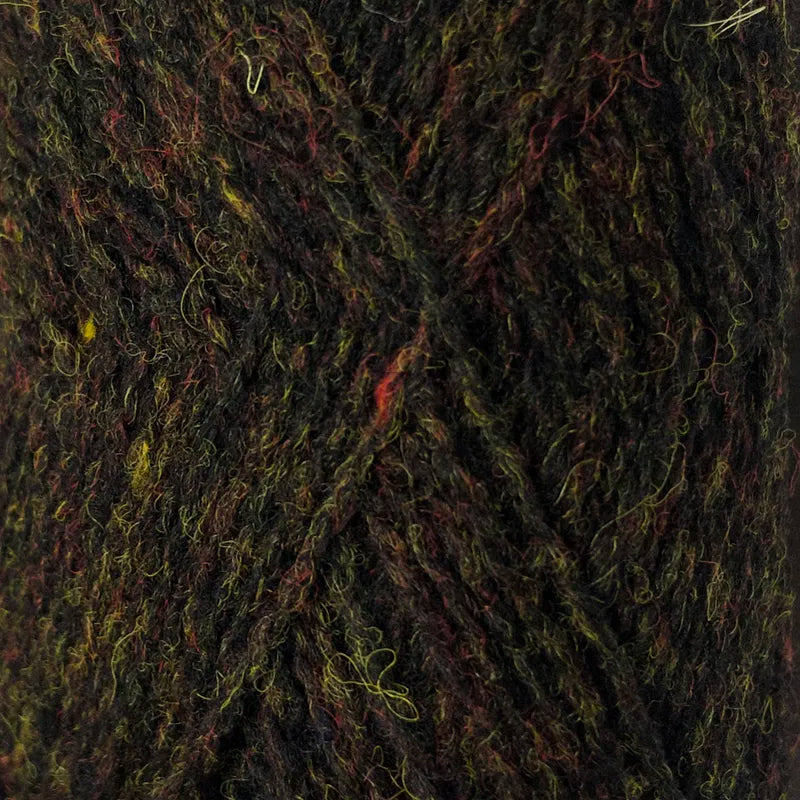 FC68 brown mix shetland jumper weight by jamieson & smith at Wabi Sabi