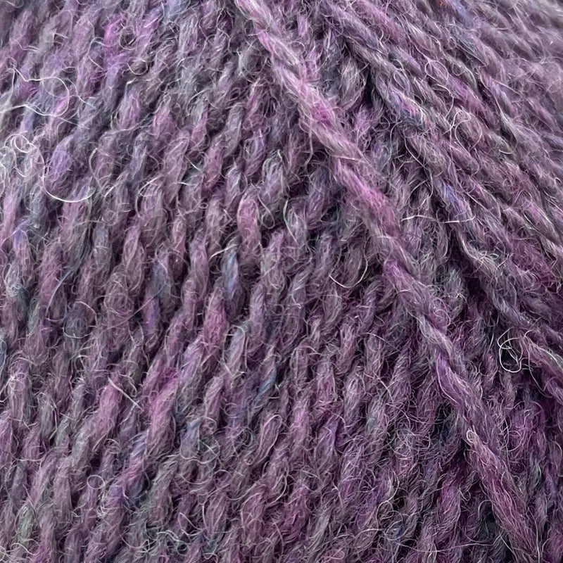 FC9 light purple mix shetland jumper weight by jamieson & smith at Wabi Sabi