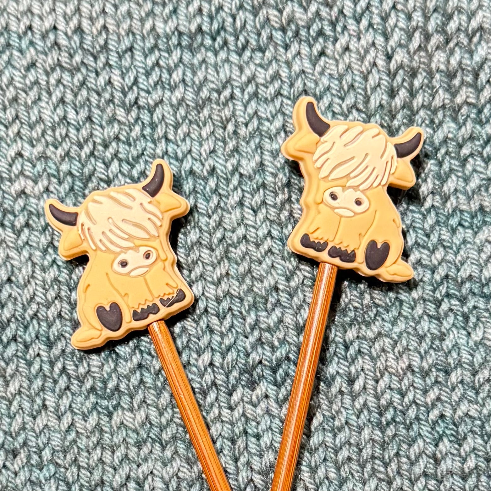 bison / highland cow needle stoppers