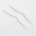 medium (2.5mm & 4mm) aluminum cable needles by Knitter's Pride | Wabi Sabi