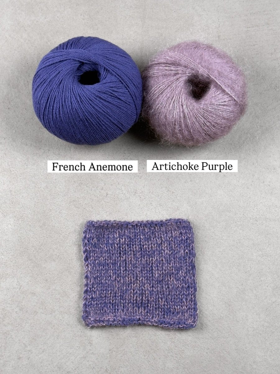 artichoke purple french anemone by knitting for olive at Wabi Sabi