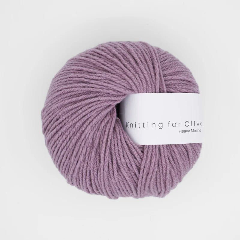 'artichoke purple ' heavy merino by knitting for olive | Wabi Sabi