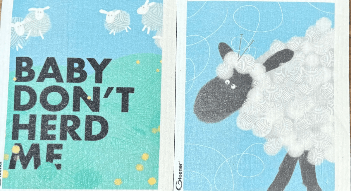 'baby don't herd me ' super eco cloths by Gleener | Wabi Sabi