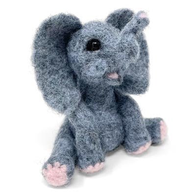 'baby elephant (small) ' felting kits by the crafty kit co | Wabi Sabi