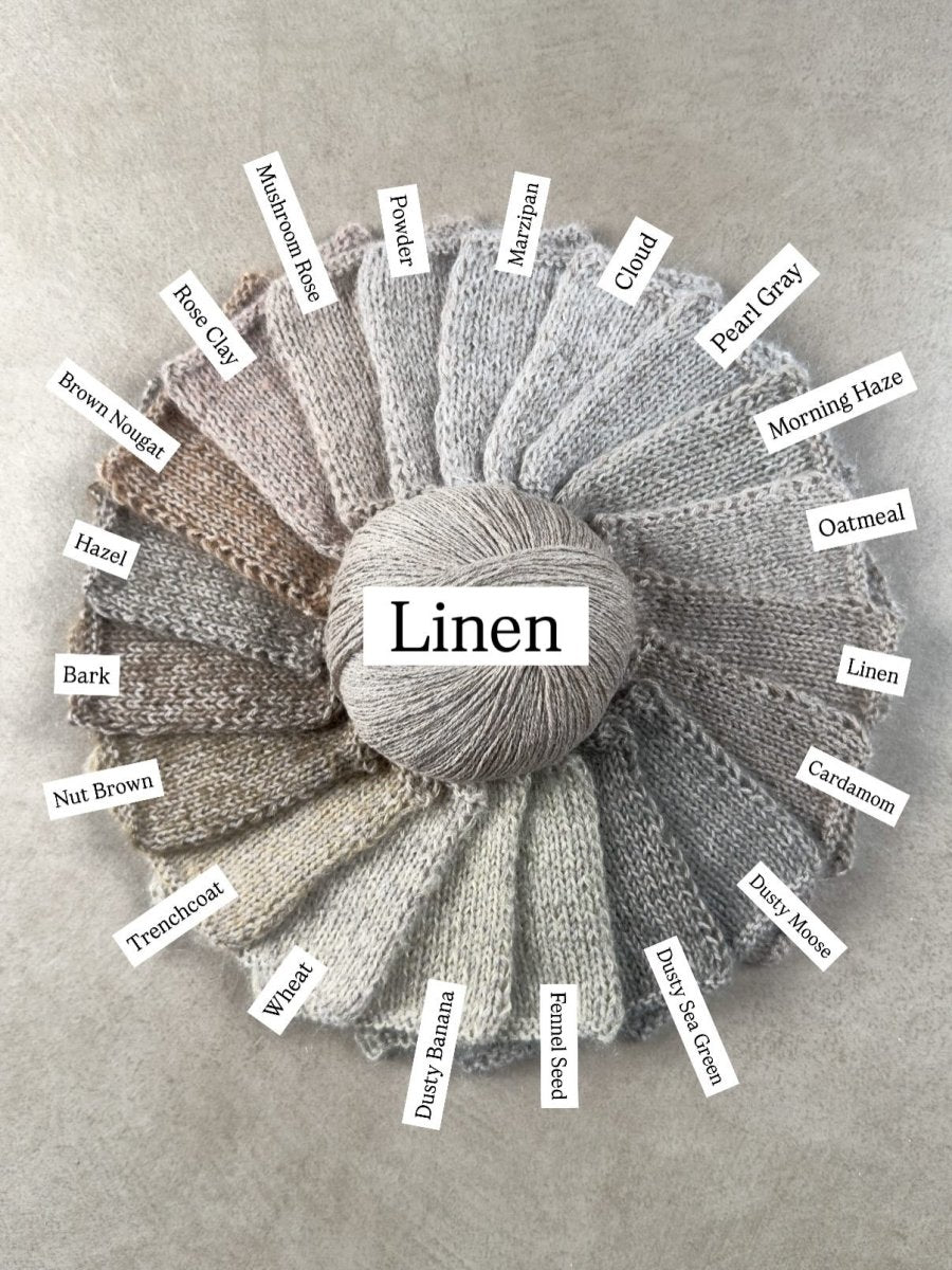 bark linen by knitting for olive at Wabi Sabi