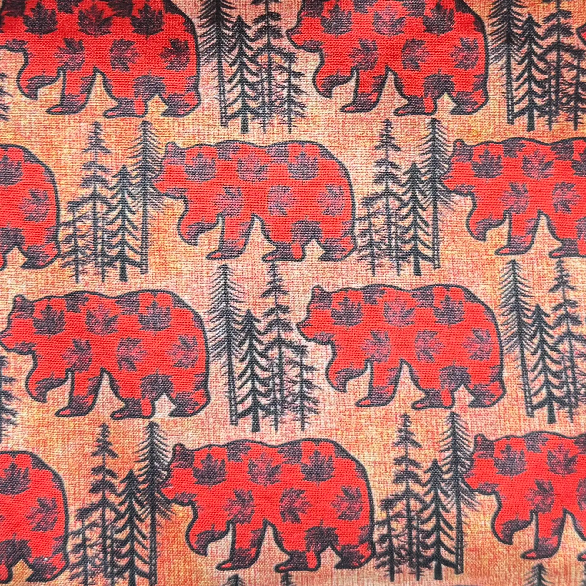 canada themed project bags: zipper pouch