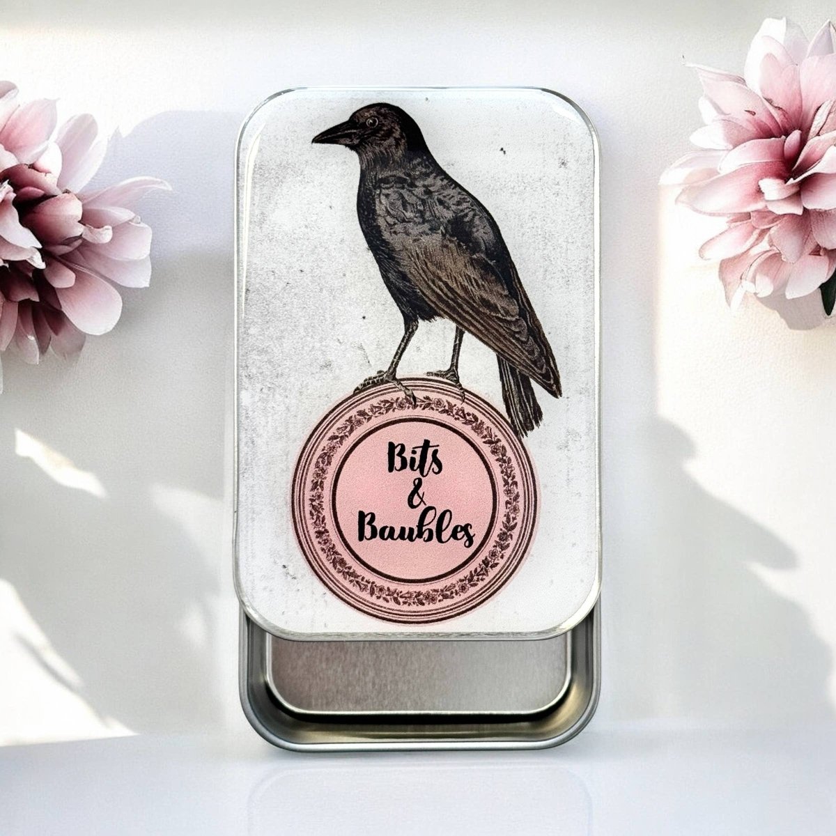 Bits & Baubles Crow Notions Tin by Firefly Notes at Wabi Sabi