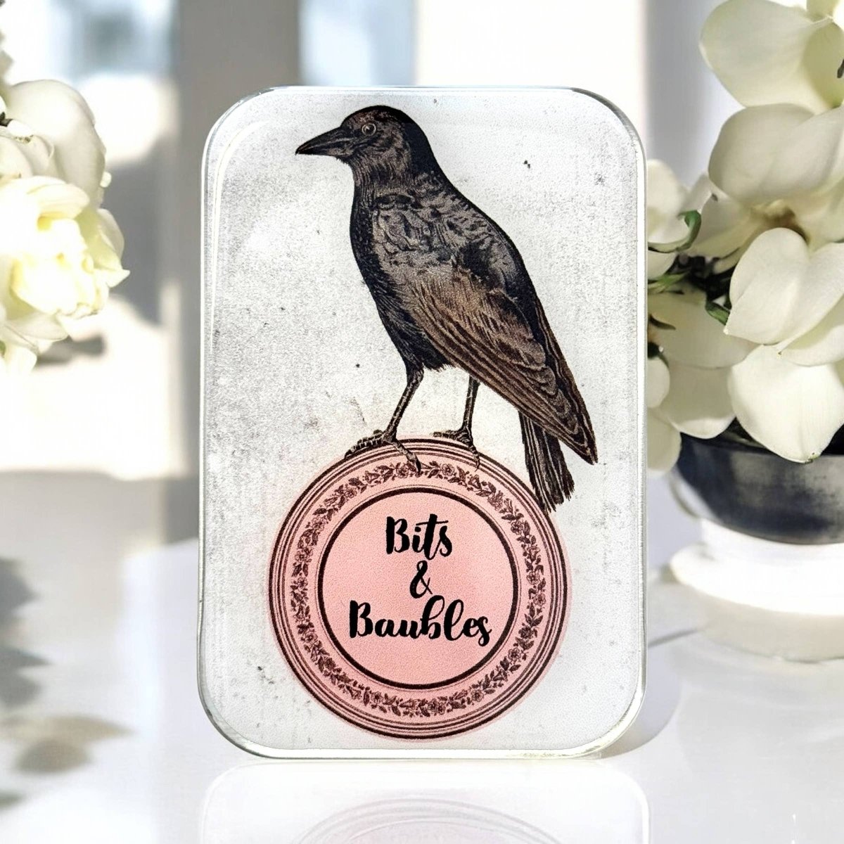 Bits & Baubles Crow Notions Tin by Firefly Notes at Wabi Sabi