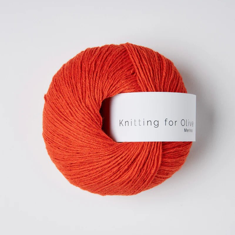 blood orange merino by knitting for olive at Wabi Sabi