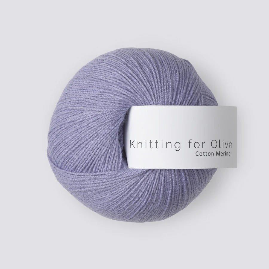 'blueberry ice cream ' cotton merino by knitting for olive | Wabi Sabi