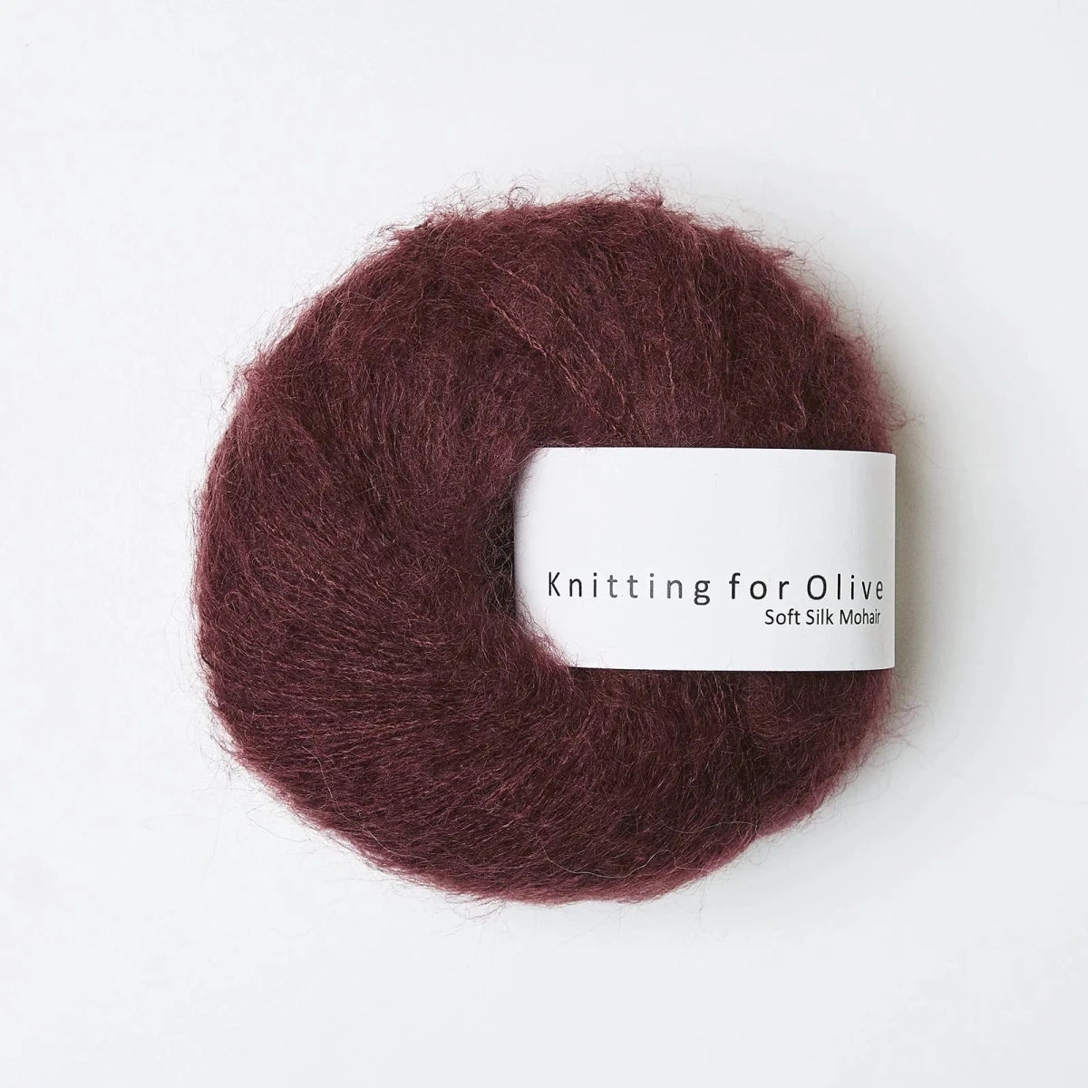bordeaux soft silk mohair by knitting for olive at Wabi Sabi